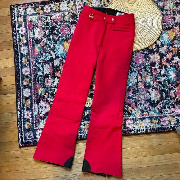 Vintage Tyrolia by Head Women’s Red Ski Pants 1980s Snow Bunny 10 - Picture 1 of 10